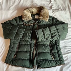Green Old Navy Puffer Jacket